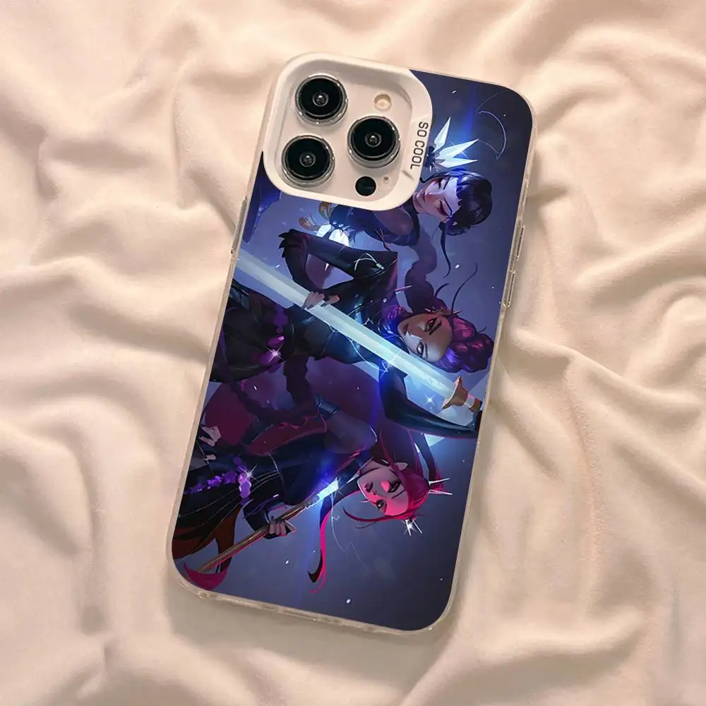 Kpop D-Demon Hunters Handyhülle für iPhone 17 Air 16 15 14 13 12 11 Pro Max Farbige Hartschale