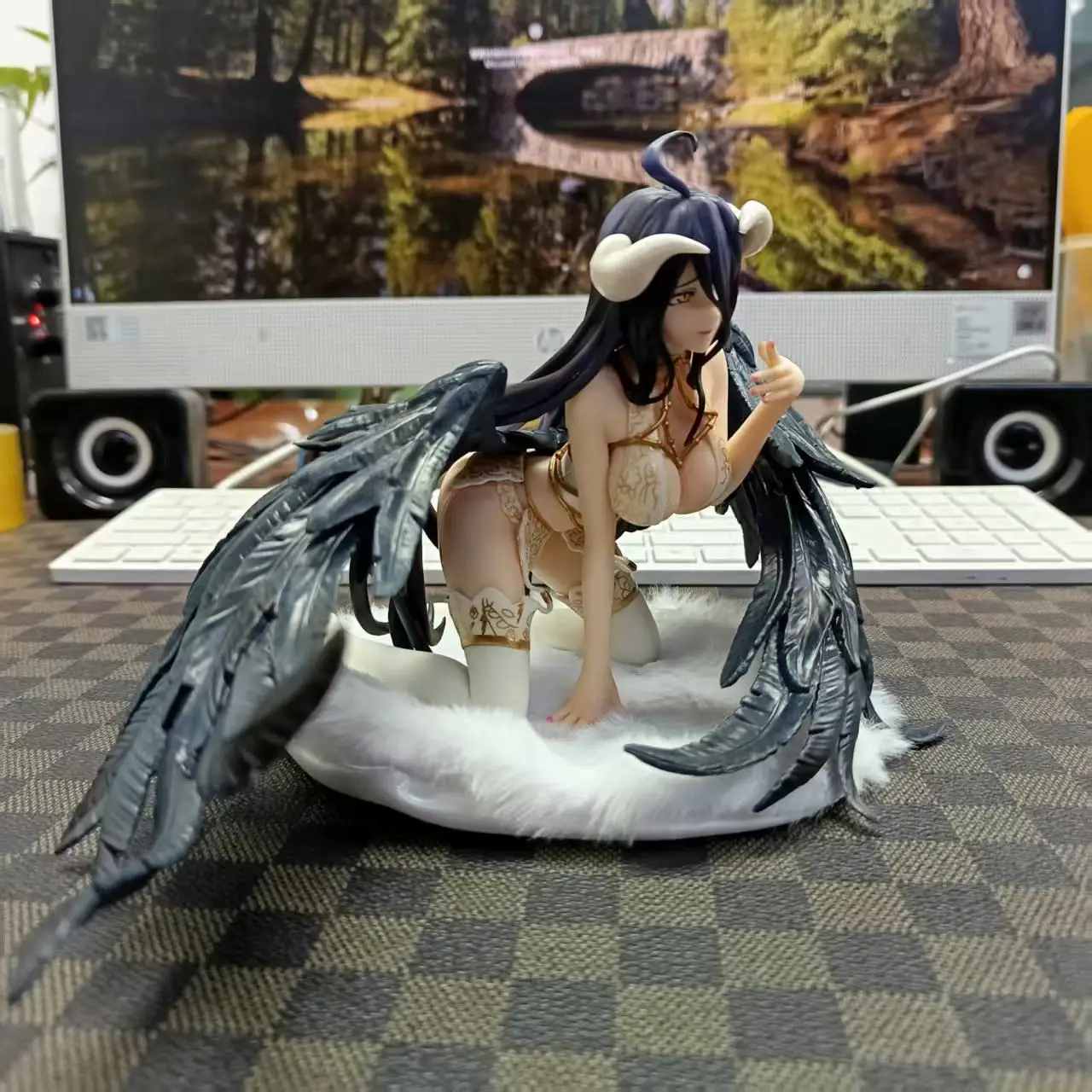 

Overlord Albedo 1/7 Lingerie Ver Claynel 15cm Japanese Anime PVC Action Figure Toy Game Action Figures Collectible Model Doll