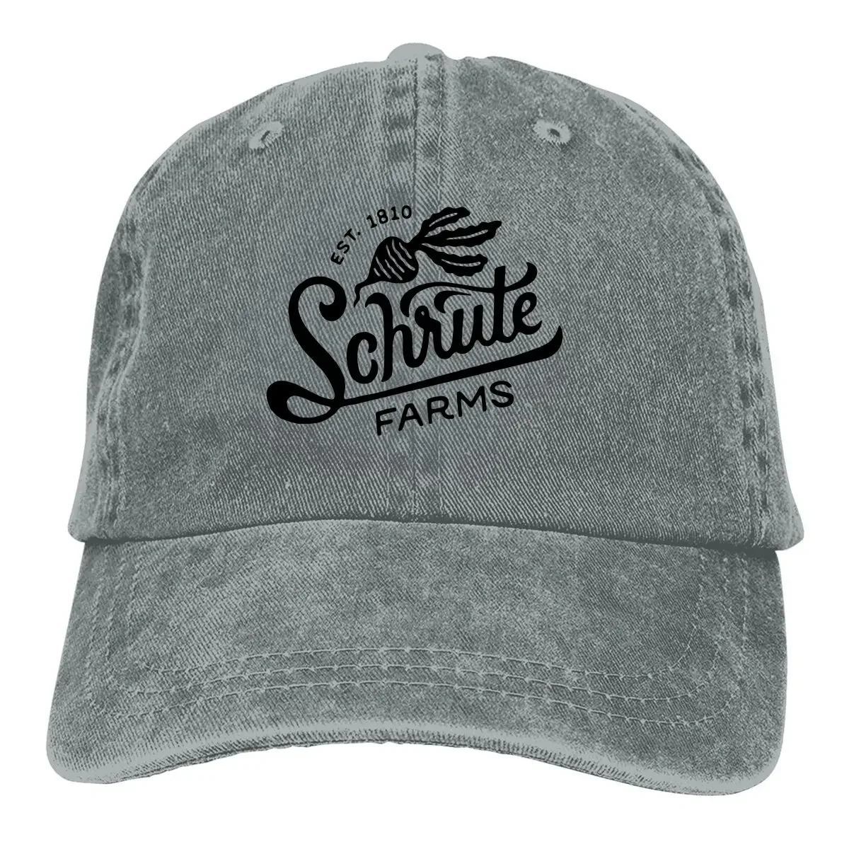 

Washed Men's Baseball Cap Schrute Farms Trucker Snapback Cowboy Caps Dad Hat The Office Gollff Hats