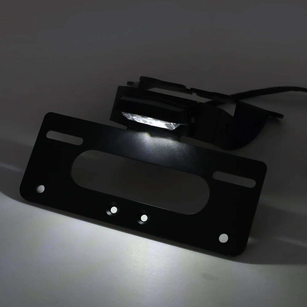 FOR SV650 ABS SV650X Cafe 2017 - 2023 2022 Motorcycle SV650X License Plate Holder Bracket Rear Tail Tidy Fender Eliminator Kit