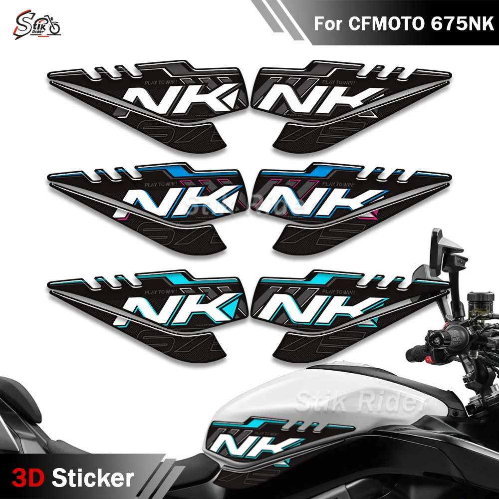 

For CFMOTO 675NK 675 NK 2024 2025 Motorcycle Tank Pad Side Grips Gas Fuel Oil Knee Protector Stickers Decals