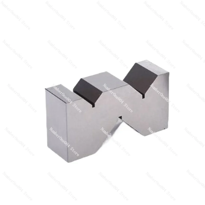 A Pair High Accuracy Carbon Steel M Type V-block 50mm For Platform Measurement Steel Precision M-frame Parallel Pad Block