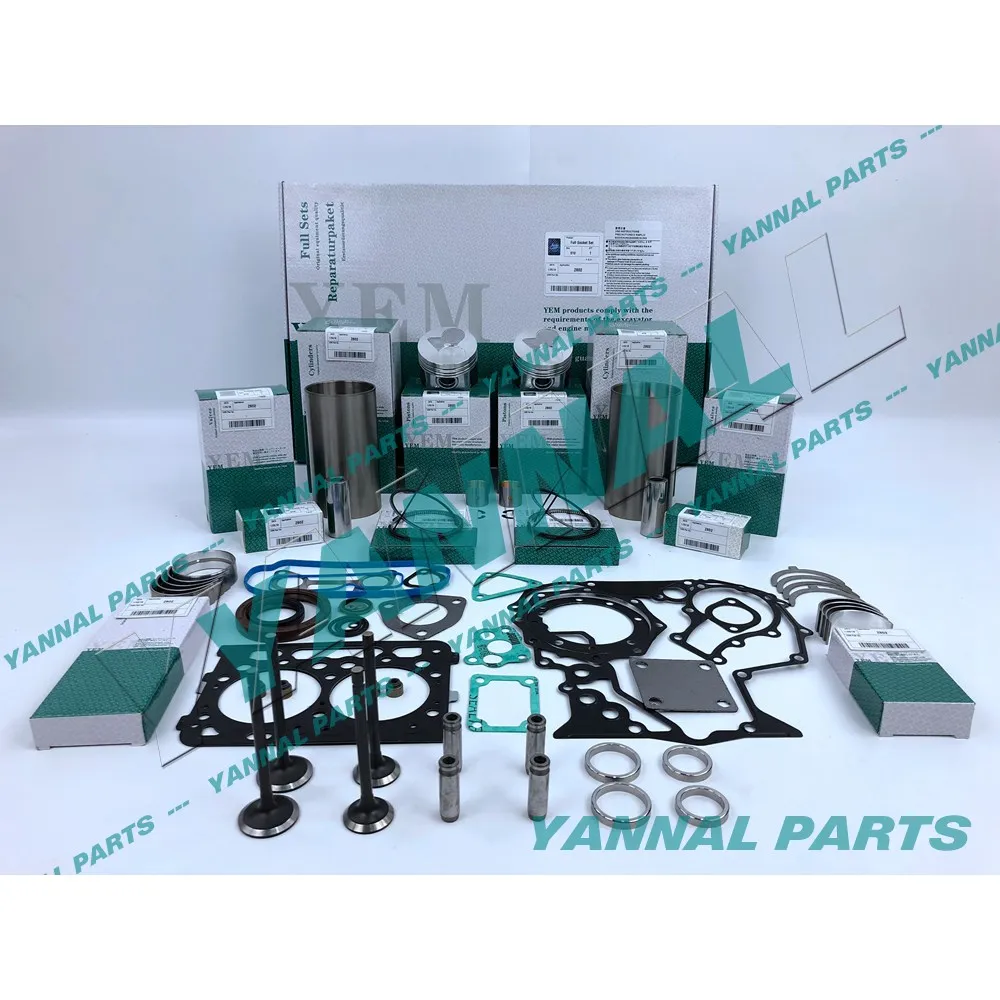 GOOD QUALITY STD OVERHAUL REBUILD KIT FOR KUBOTA Z602 ENGINE W VALVES, GUIDES