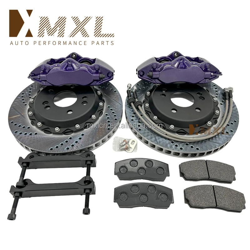High Performance 4 Pot MXL9200 Brake Calipers Big Brake Kit For VW MK2 Golf MK5 MK6 MK7 GTI R32 Audi A4 B7 A3 E92 Kia Rio 2021 - view 5