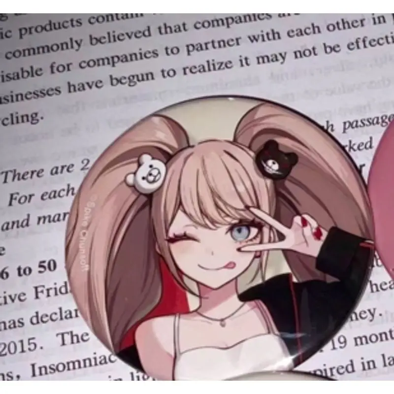 دانغانرونا نانامي شياكي اينوشيما جونكو كيريجيري كيوكو كايد أكاماتسو شارة معدنية ديكور للطاولات #4