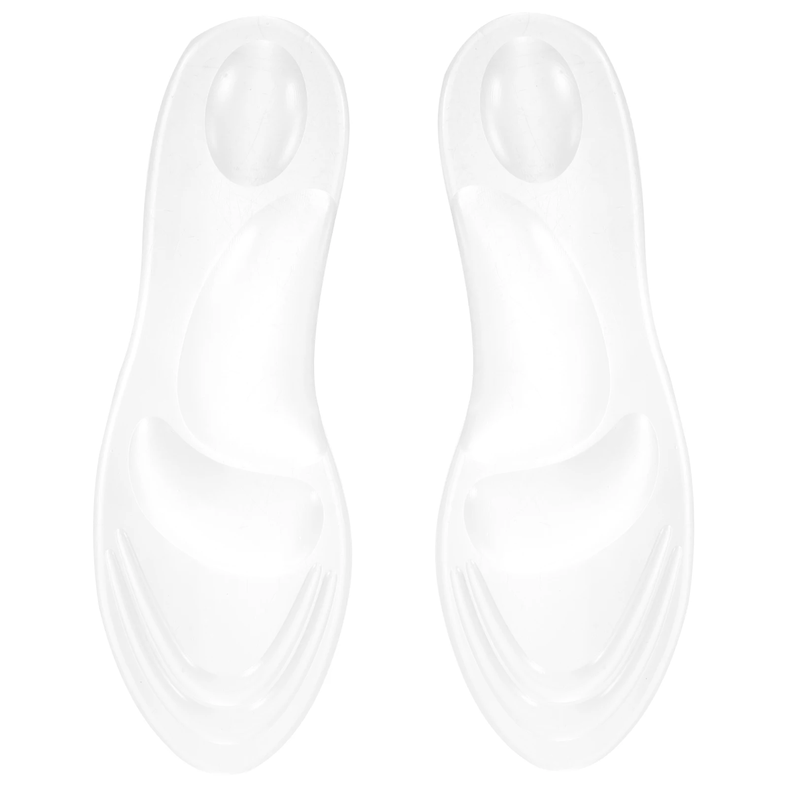 1Pair Breathable Clear Insoles for High Heels Sandals Women Shoes Anti-Fatigue Soft Gel Pads Non-Slip Wear-Resistant Shoe