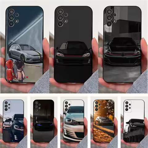 Sport Car G-Golf G-GTI Phone Case For Samsung S25,S24,S23,S22,S20,S21,S10,Ultra,Plus,Lite,FE,Soft Silicone Black Cover