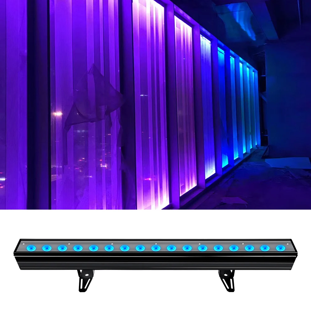 led wash wall floodlight paisagem flooddown lighting effect lights dj disco party wedding bar party rgbwa mais uv 6in 18x18w 01