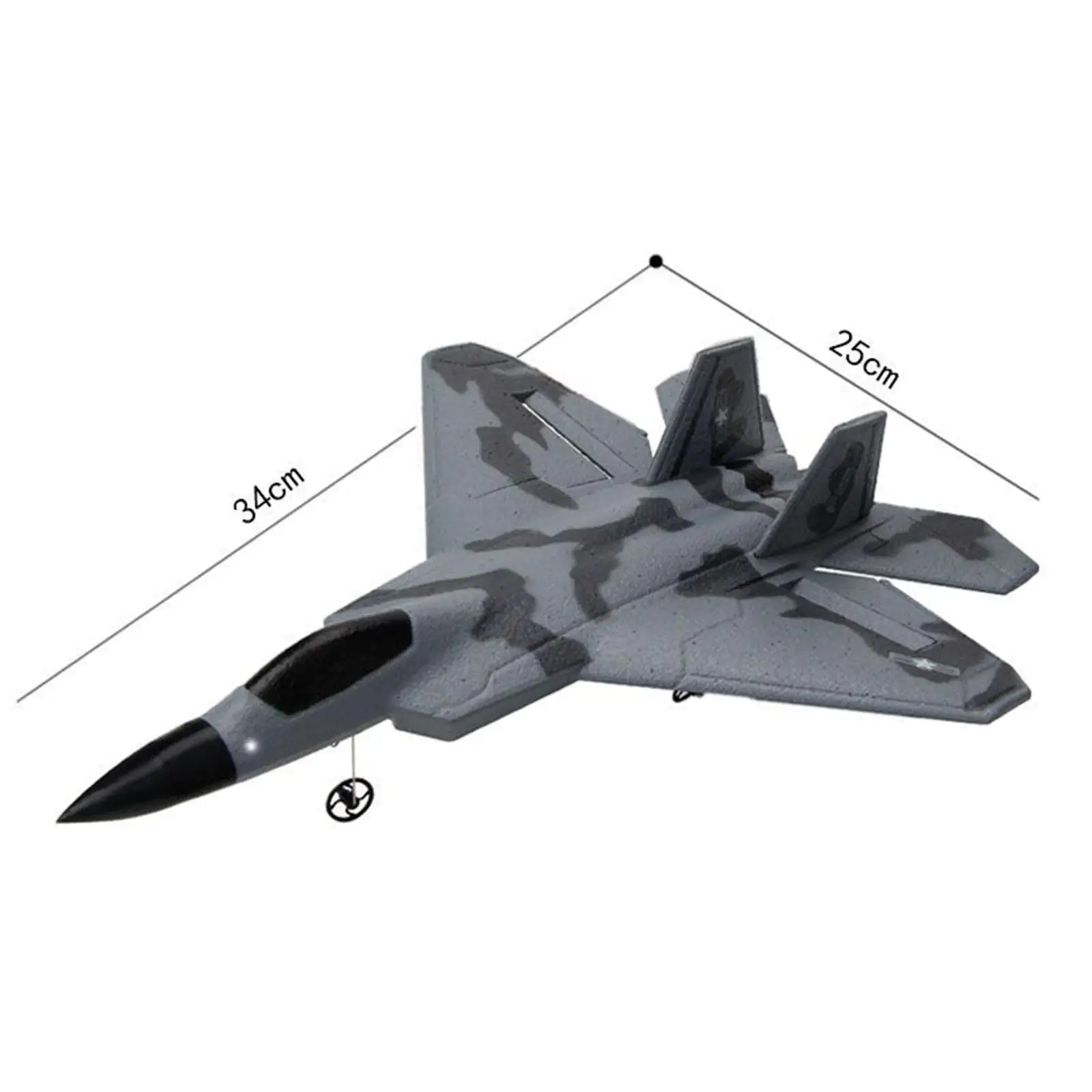 Jouets d'extérieur pour avion RC 2CH prêts à la planeur télécommandé 2.4G