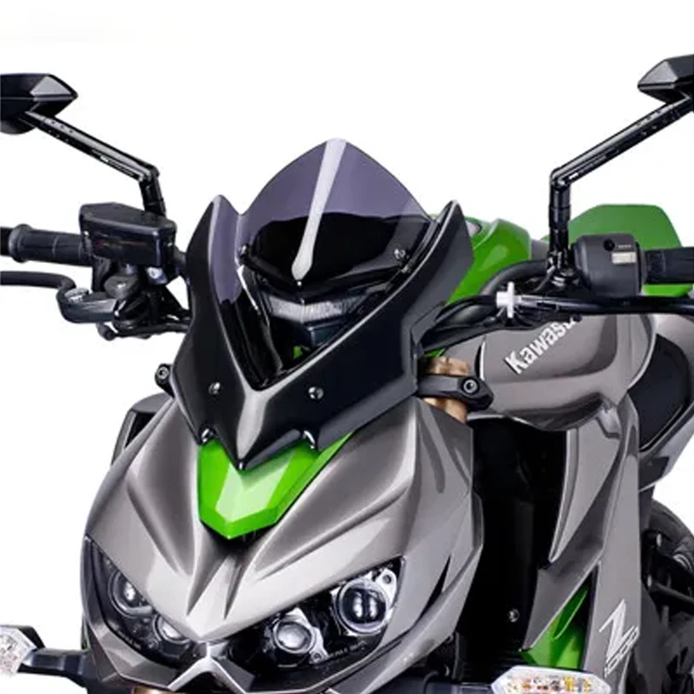For Kawasaki Z1000 2014-2020 Z-1000 z1000 14-20 Motorcycle Sports Carbon Fiber Windscreen Viser Visor Windshield Wind Deflector