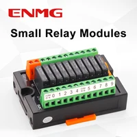 Relé Terminal ENMG, módulo PNP/NPN, luz de estado LED, RT-E08S, módulo multirelé, 24vdc CC, relé intermedio, retardante de llama abierto