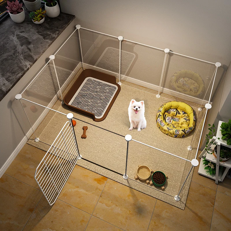 barriere-pour-chien-d'interieur-cloture-pour-animaux-domestiques-usage-domestique-cloture-specifique-pour-petites-races-porte-d'isolement-pour-bichon-teddy-corgi-en-metal