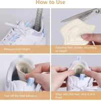 Semelles intérieures pour chaussures, 2/20 pièces, coussinets de talon pour chaussures de Sport, taille réglable, coussinet de pieds, protection du talon, autocollant arrière 6