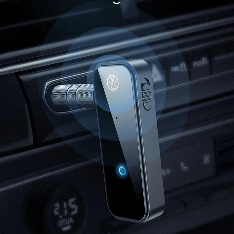 Transmisor receptor Bluetooth AUX, adaptador de Audio inalámbrico Bluetooth 2 en 1, calidad de sonido sin pérdidas, Plug and Play