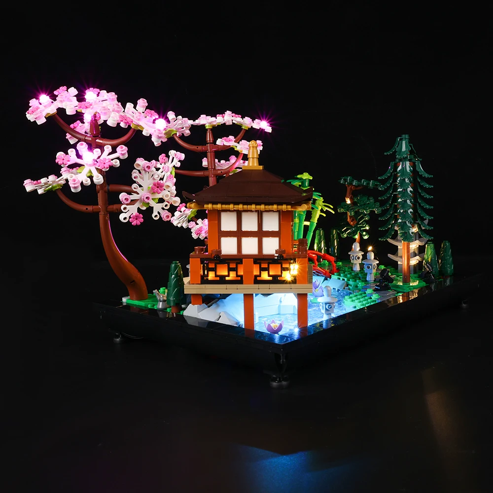 Led Light Kit For 10315 Tranquil Garden DIY Model Toys Set (Not Included Building Blocks)