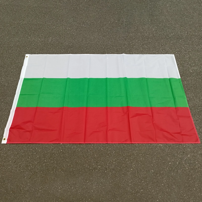 aerlxembrae   90x150cm   Bulgarian National Flags Polyester Europe EU White Green Red bg bgr bulgaria flag