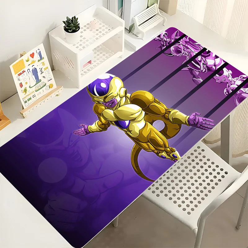 

Mousepad Laptop Office Cabinet Keyboard Pad Gaming Desk Mat Large HD Dragon Ball Frieza Mouse Pad Non-slip Rubber Extended Pad
