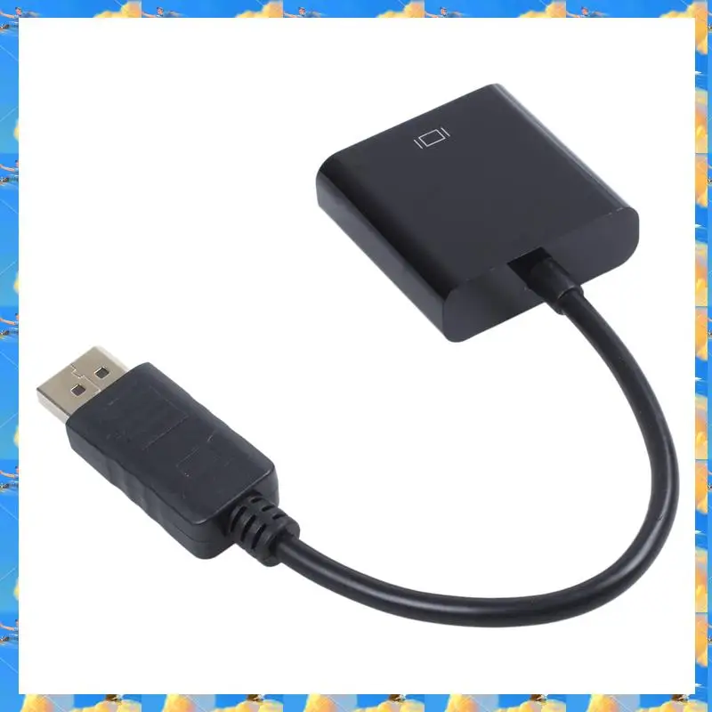 FTS 5X 1080P DP Displayport Male To VGA Female Converter Adapter Cable Stock