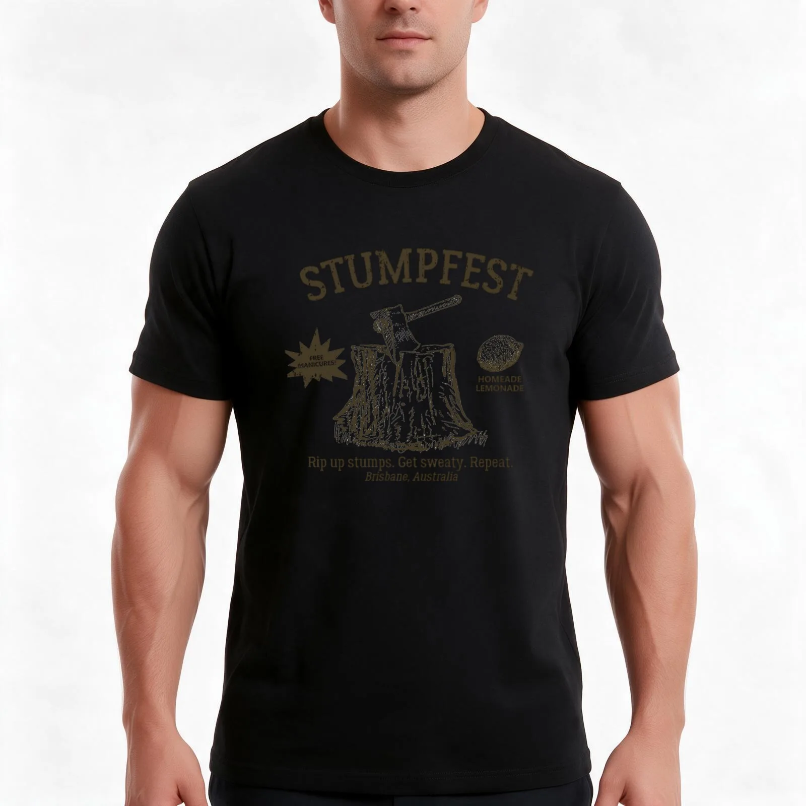 Stumpfest T-Shirt, Summer Casual Cotton Tee, Oversized Streetwear Tops, Vintage Graphic Print, Loose Fit Short Sleeve