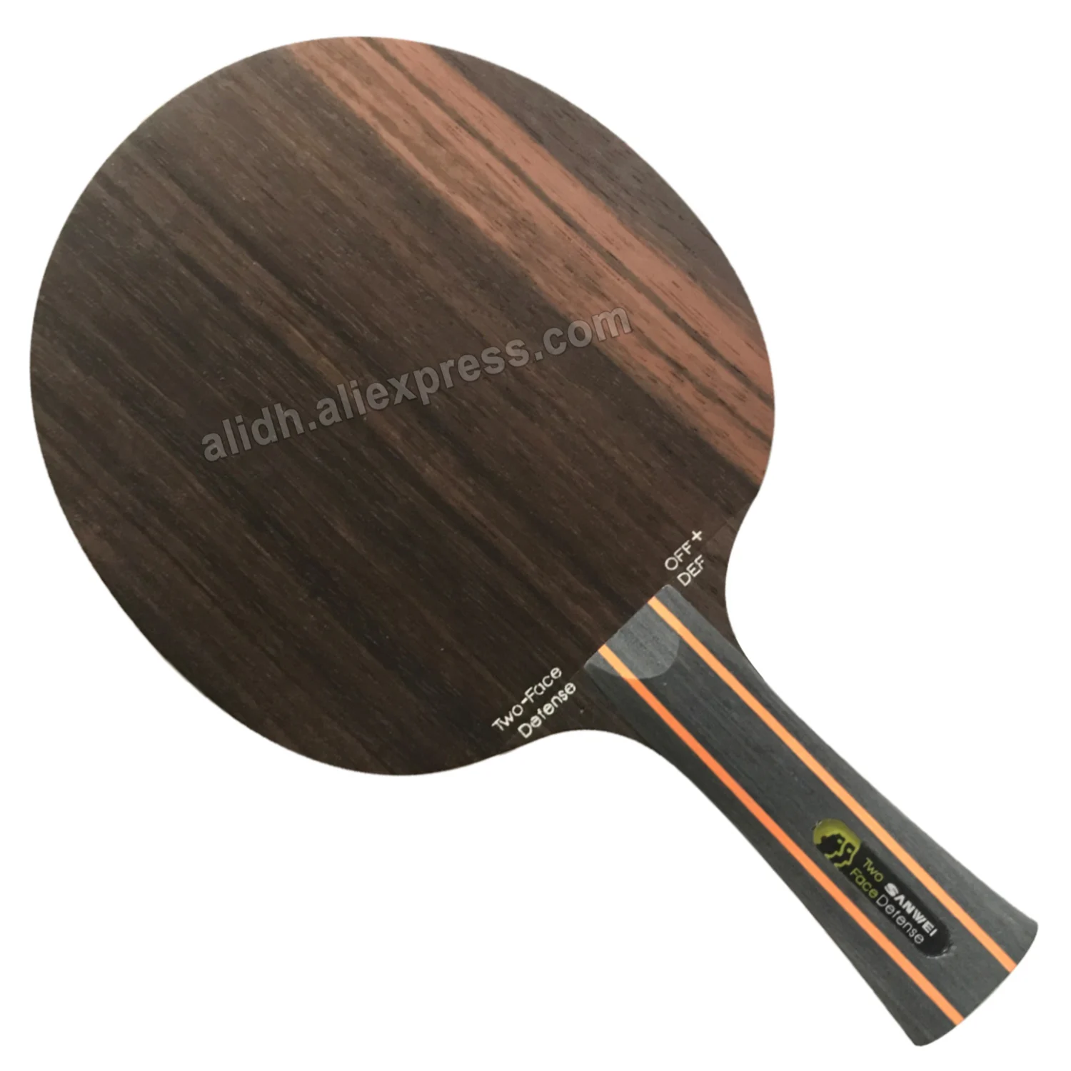 

Sanwei TWO FACE Attack Defence Ebony Hinoki Surface 6ply+1carbon Table Tennis Blade Defense Racket Ping Pong Bat Paddle