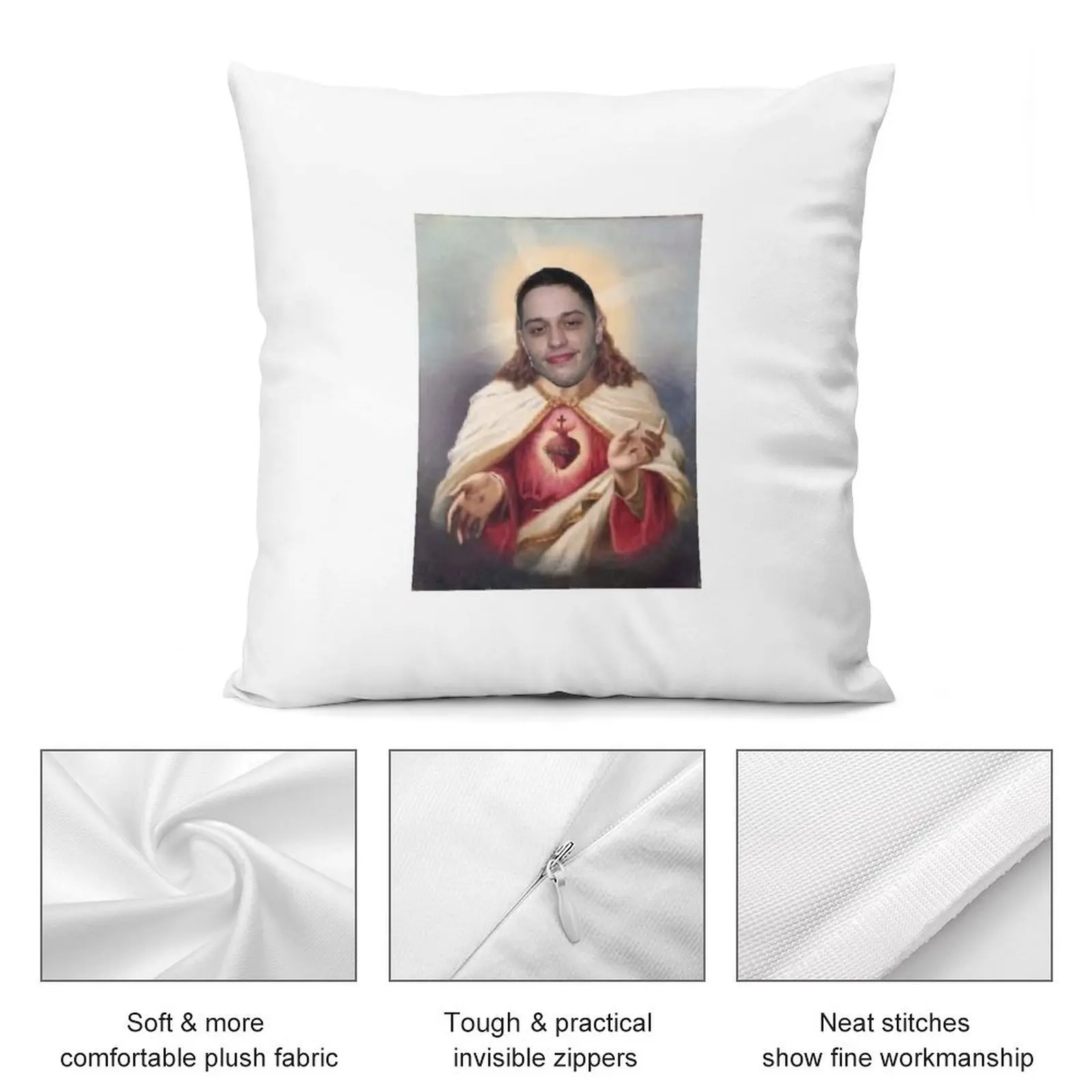 Pete Davidson comme Jésus Coussin Décoratif, Ornements de Noël, Accessoires de Luxe pour la Maison, Housses d'Oreiller pour Canapé, 2025