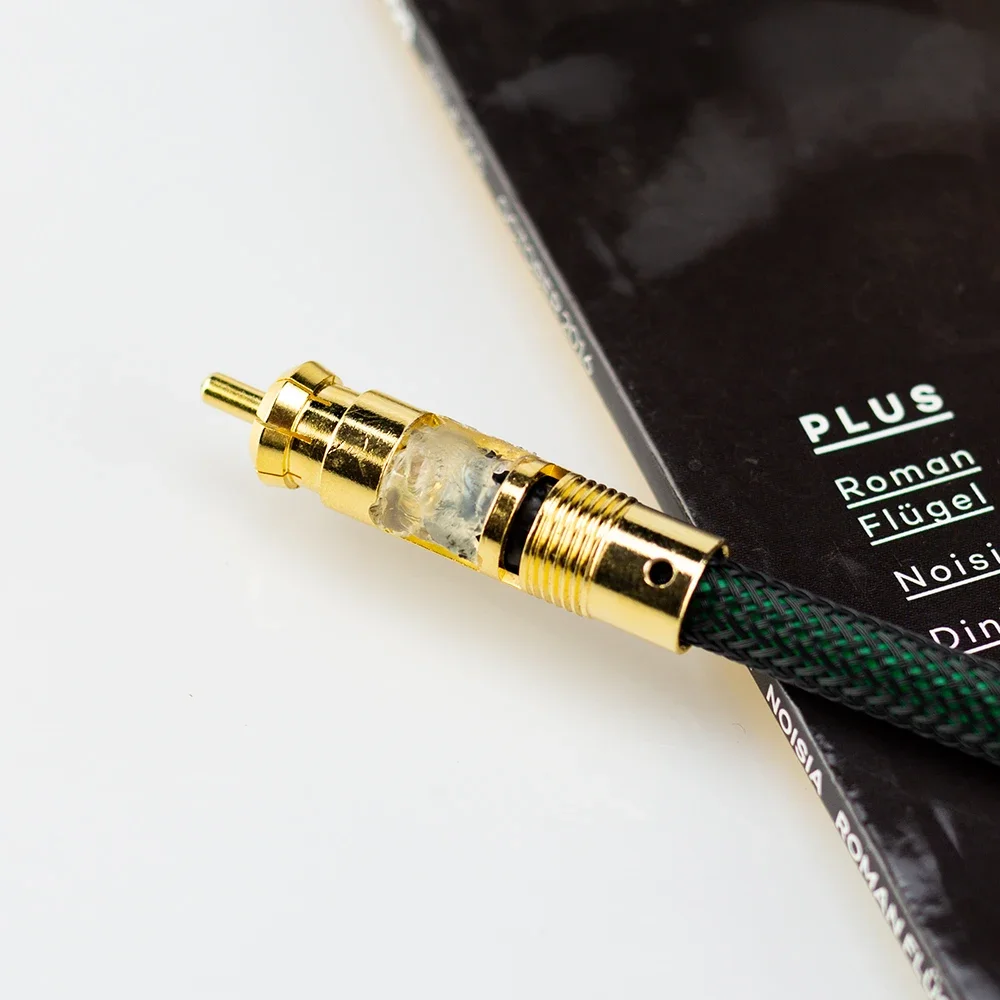 ■   Hifi Belden 1694a Hifi 75 أوم كابل محوري Rca ذكر إلى ذكر كابل الصوت المحوري Spdif Dac مشغل أقراص مضغوطة مكبر كهربائي