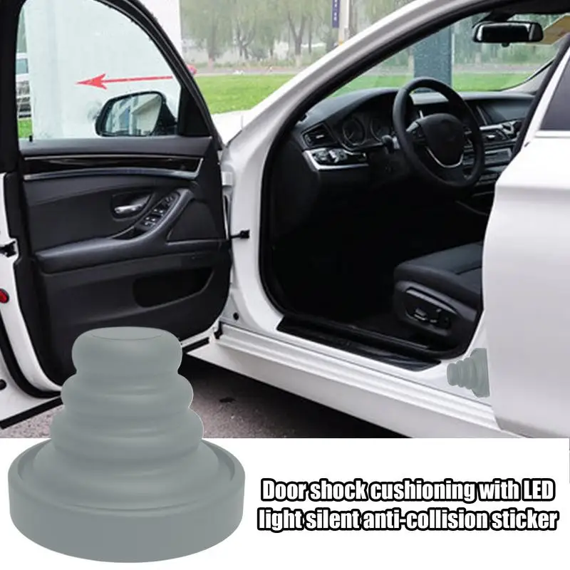 Car Door Anti-Shock Gasket Door Shock Absorber Stickers Car Bumper Protector Car Door Slam Stopper Silicone Door Stickers With