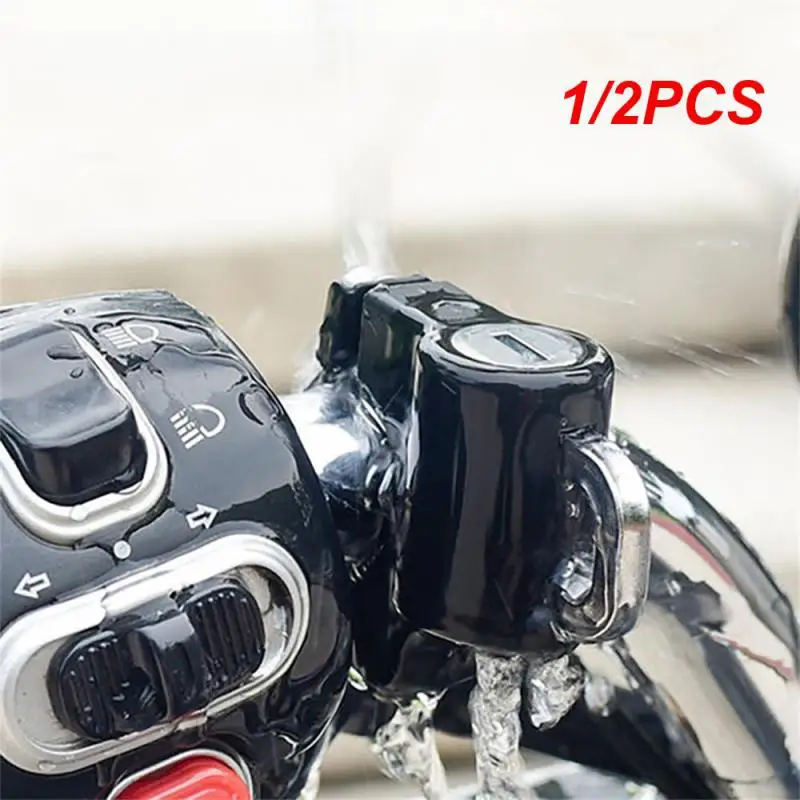 

1/2PCS Anti-theft Helmet Lock Motorcycle Handlebar Mount Universal Electric Bike Motorbike Security Metal Helmet Lock 22-26mm