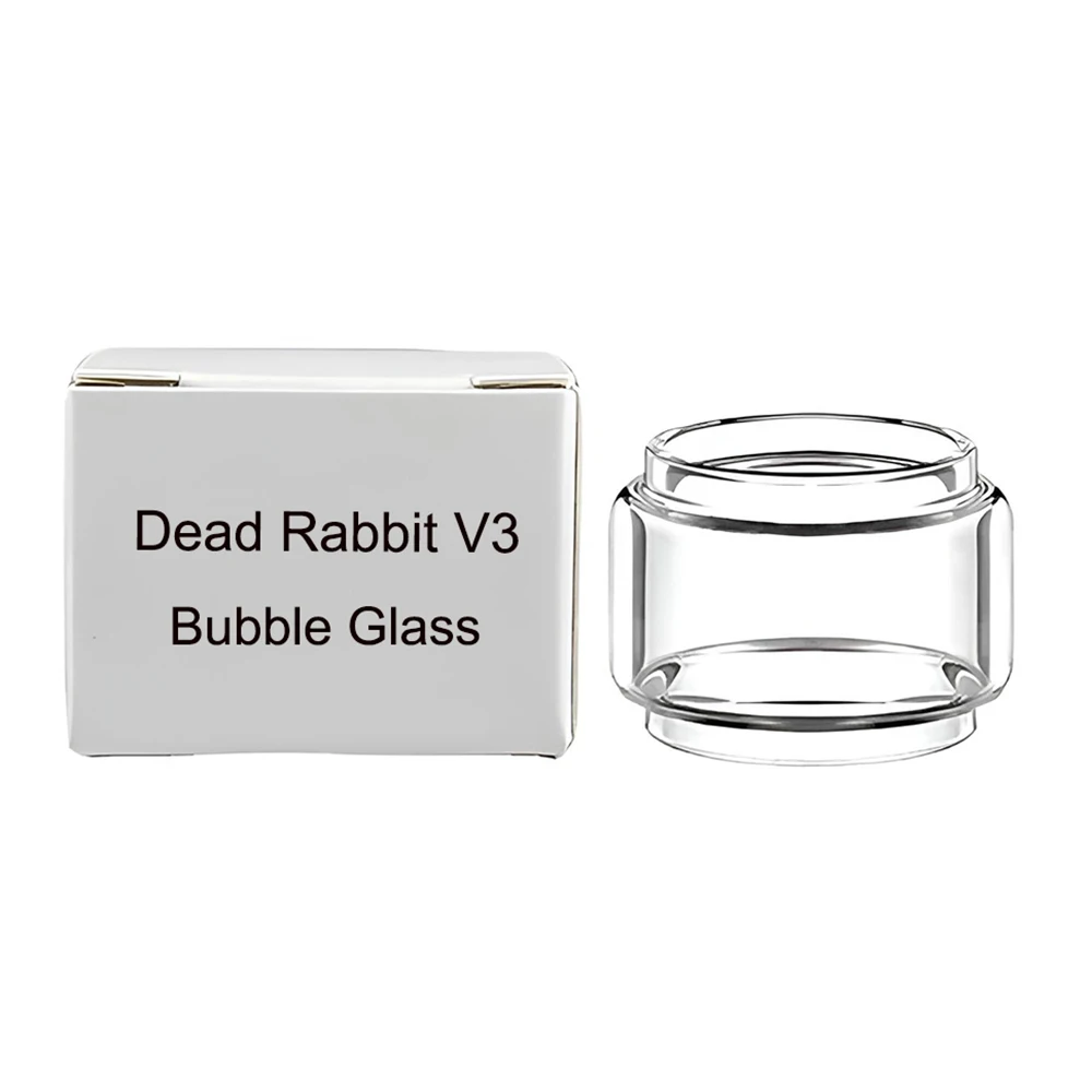 

Dead Rabbit V3 RTA Glass Transparent V1 V2 M Fat Rabbit 2 Replacement Bubble Fat Straight Glass Tube