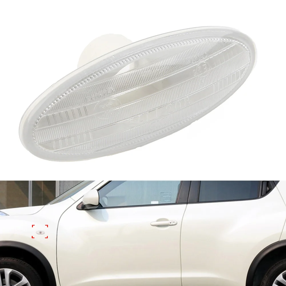 Side Marker Light Turn Signal Lamp Housing Cover For Nissan Cube Juke Leaf Qashqai Dualis Micra March X-Trail Note 26160-8990A