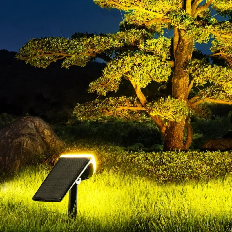 24 Led Solar Powered Lamp Adjustable Solar Spotlight In-Ground IP65 Waterproof Landscape Wall Light Outdoor Lighting