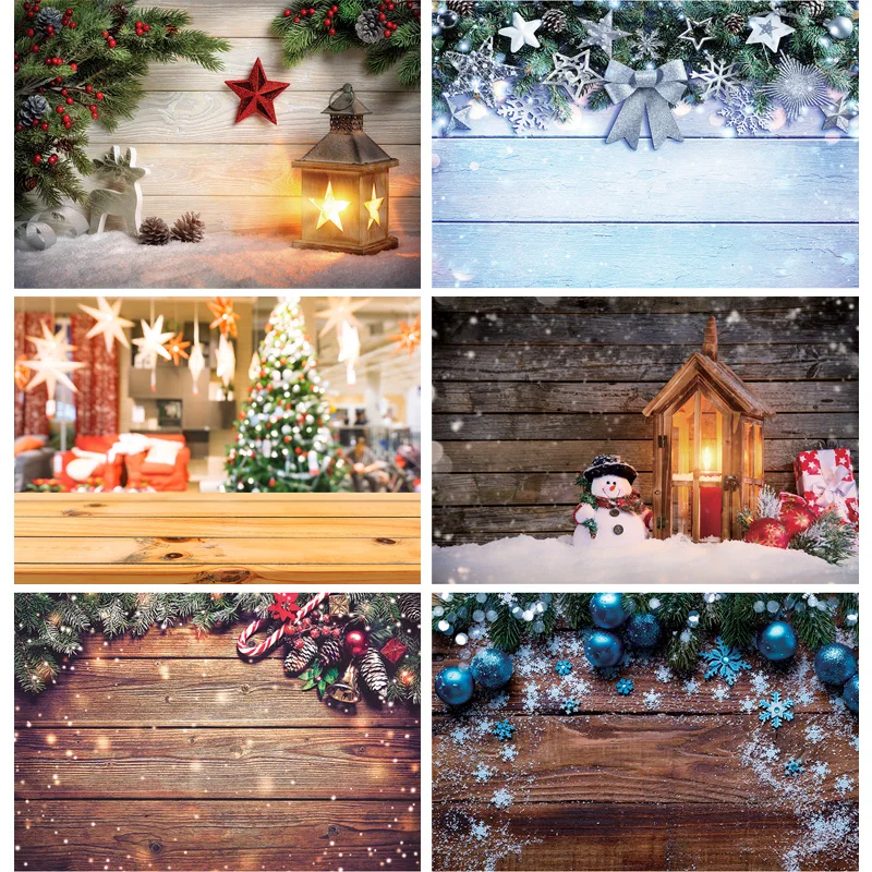 

Christmas Theme Photography Background Christmas tree Gift Children Portrait Backdrops For Photo Studio Props 2197 DHT-55