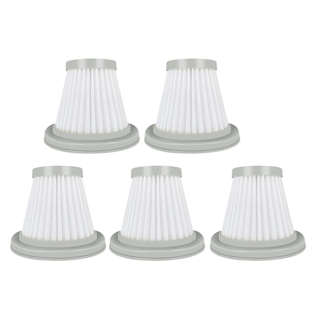5ชิ้นสำหรับ Xiaomi Deerma DX118C DX128C แผ่นกรอง HEPA อะไหล่อุปกรณ์เสริมสำหรับเปลี่ยน