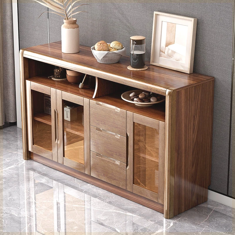 

Chinese style solid wood multi-functional sideboard large capacity household cabinet Elegant e semplica dining room furniture
