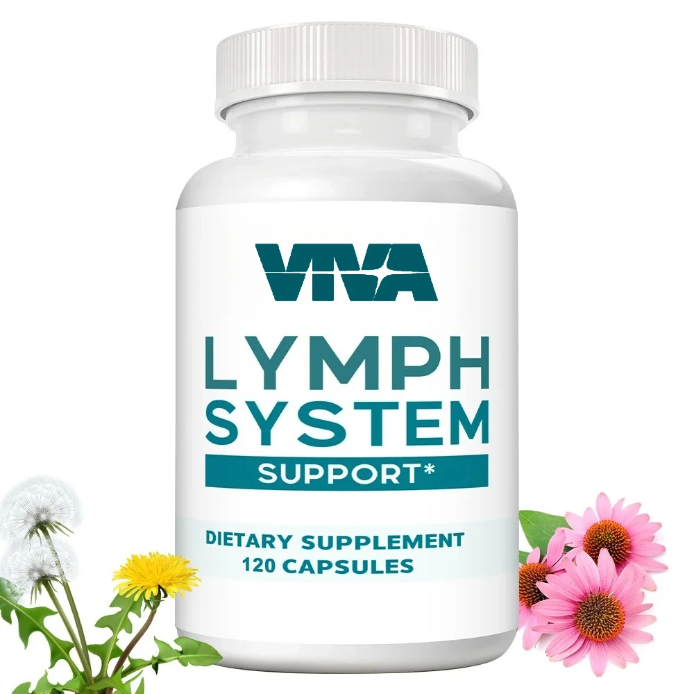 Lymphatic Cleanse Supplement - Lymph System Health Support, Cleansing & Detox, Improves Overall Well-being, 120 Capsules