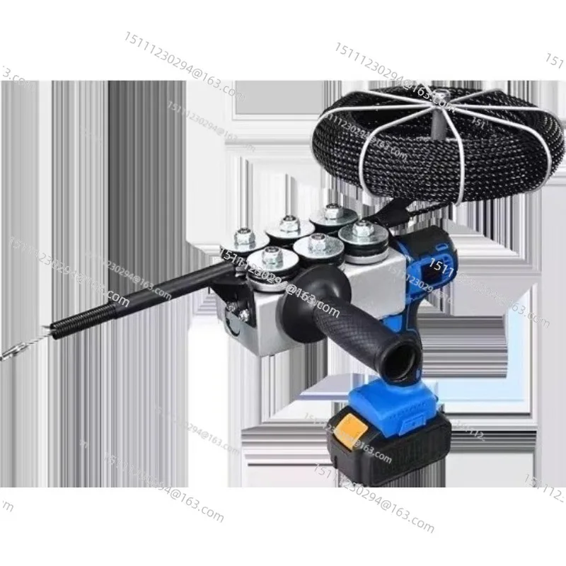 Threading Device Automatic Electrician Wall Wiring Machine Rechargeable Li-Ion Stringing Machine Wire Line Guide Puller