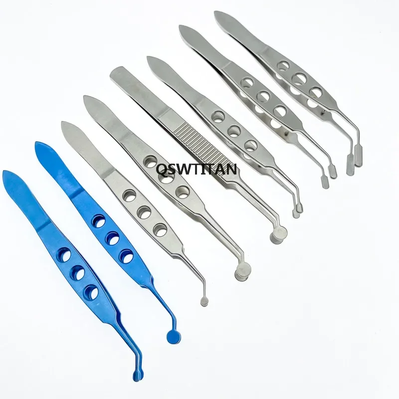 Ophthalmic Eyelid Massage Forcep Eye ศัลยกรรมพลาสติกแหนบ Ophthalmic Surgical Forceps