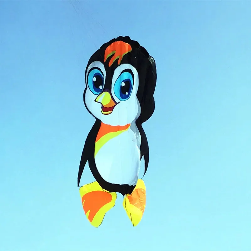 大きなペンギン凧、ソフト凧、大きな屋外用おもちゃ、子供用凧、タコ凧、ナイロン凧、おもちゃ、スポーツ、屋外ゲーム