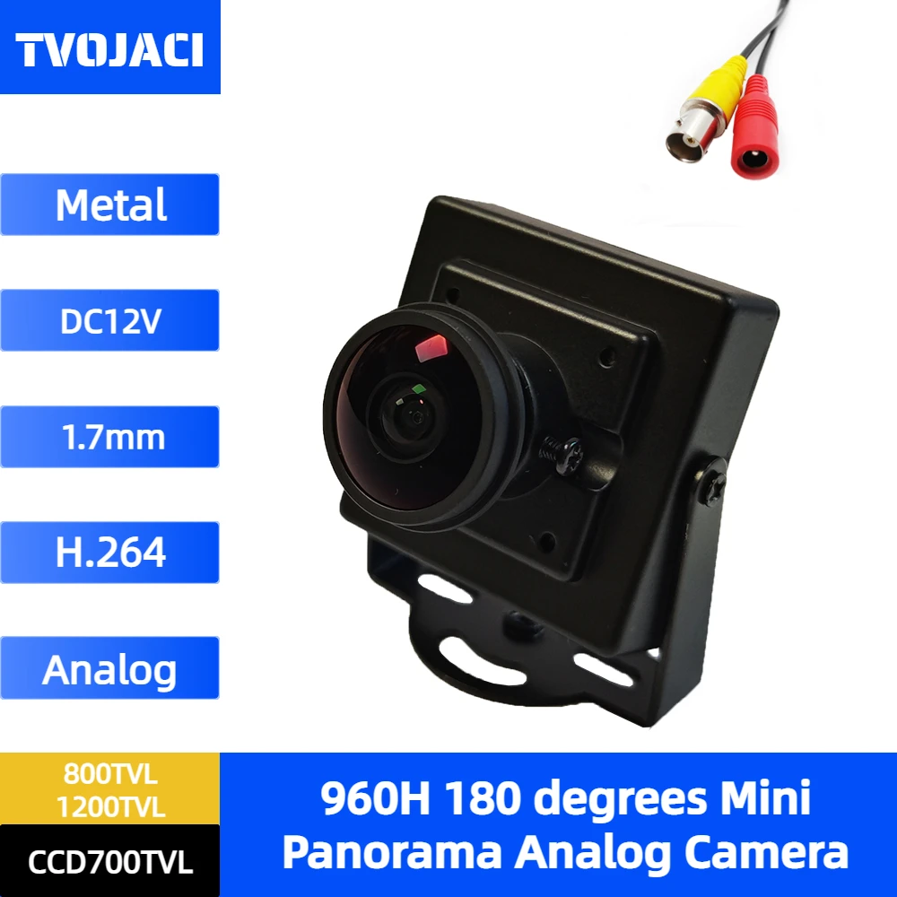 

800TVL 1200TVL CCD 700TVL 960H Panorama 180 Degrees Video Indoor Analog Surveillance Mini CCTV Camera CVBS