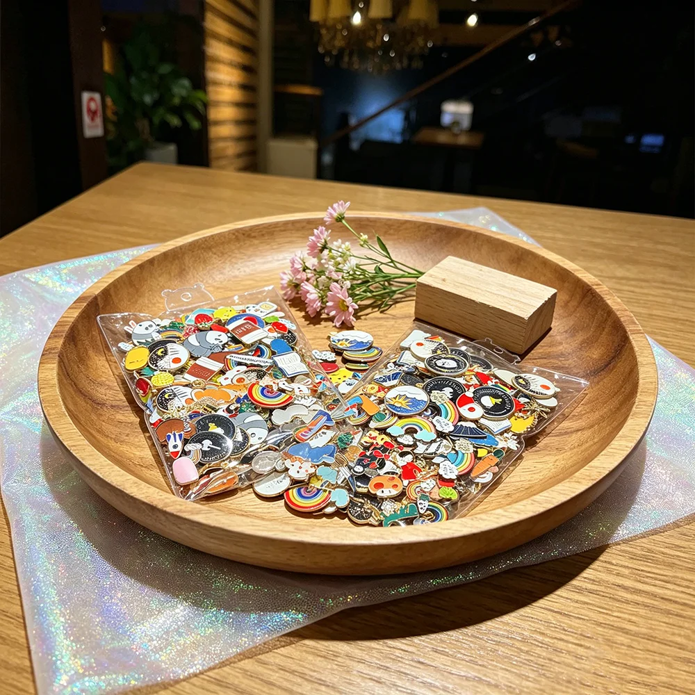 Cute Animal & Monster Enamel Brooch Set - 4/8/15/25pcs Mixed Cartoon Anime Cartoon Metal Pins Wholesale Jewelry Gifts for Kids view 2