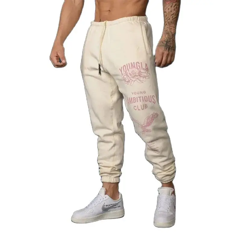 Hot selling New Autumn Men\'s Sweatpants Europe and The United States Long Sports Leisure Fitness Training Pants