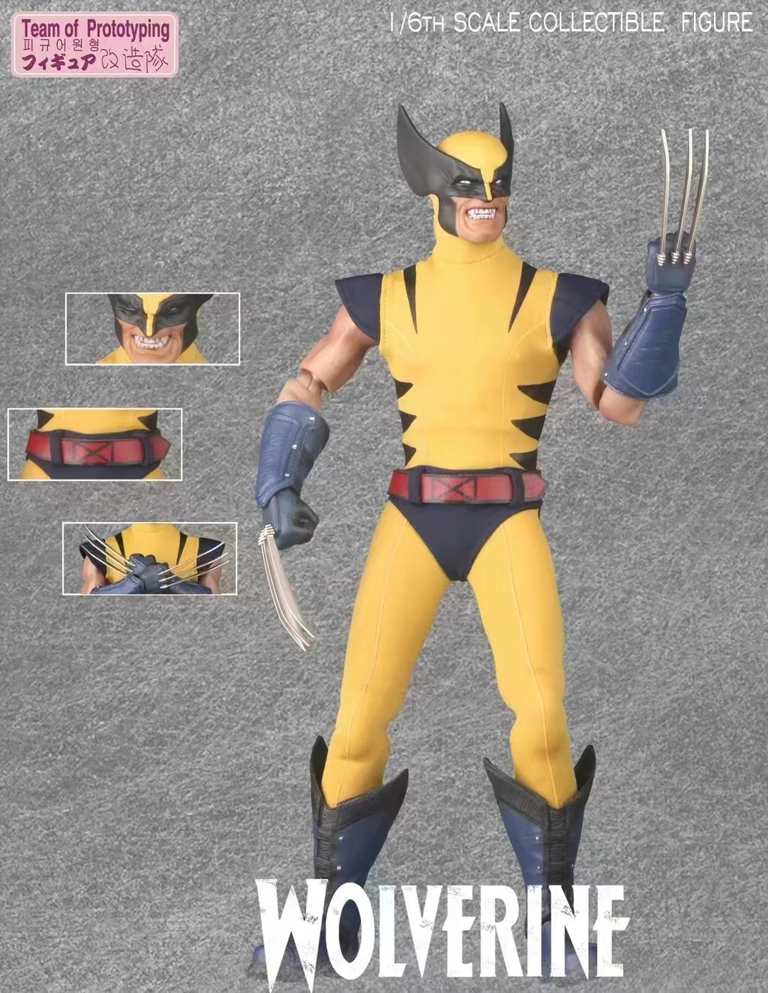 

1:6 X-men Marvels Super Hero Wolverine Logan Articulated PVC Action Figure Collectible Model Toy