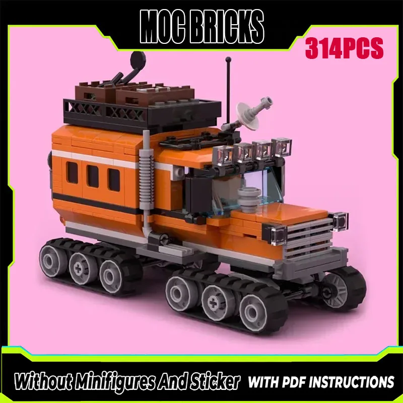 

Moc Building Blocks Car Arctic Quad Track Model Technology Bricks For DIY Sets Assembly Toy
