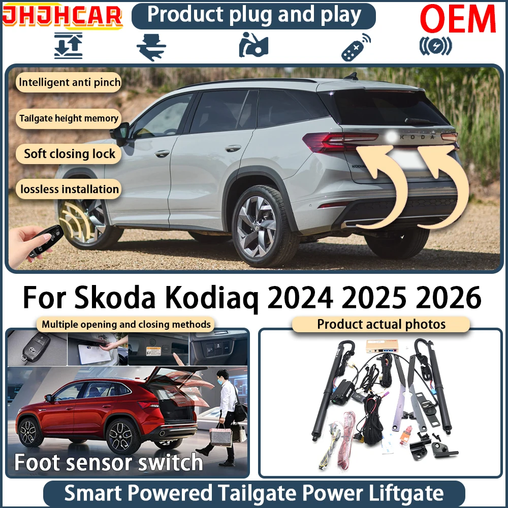OEM Smart Electric Powered Tailgate For Skoda Kodiaq 2024 2025 2026 Power Liftgate System Key Remote Control Trunk Lift Kit