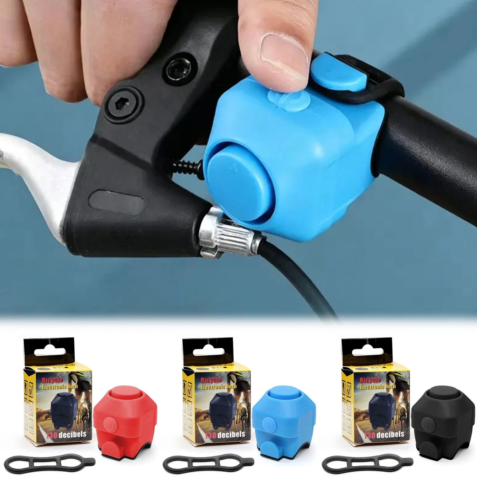 Electric Bike Horns For Handlebars,Waterproof Mountain Bike Bell,Rechargeable Cycling Alarm,Fit For Various Handlebars