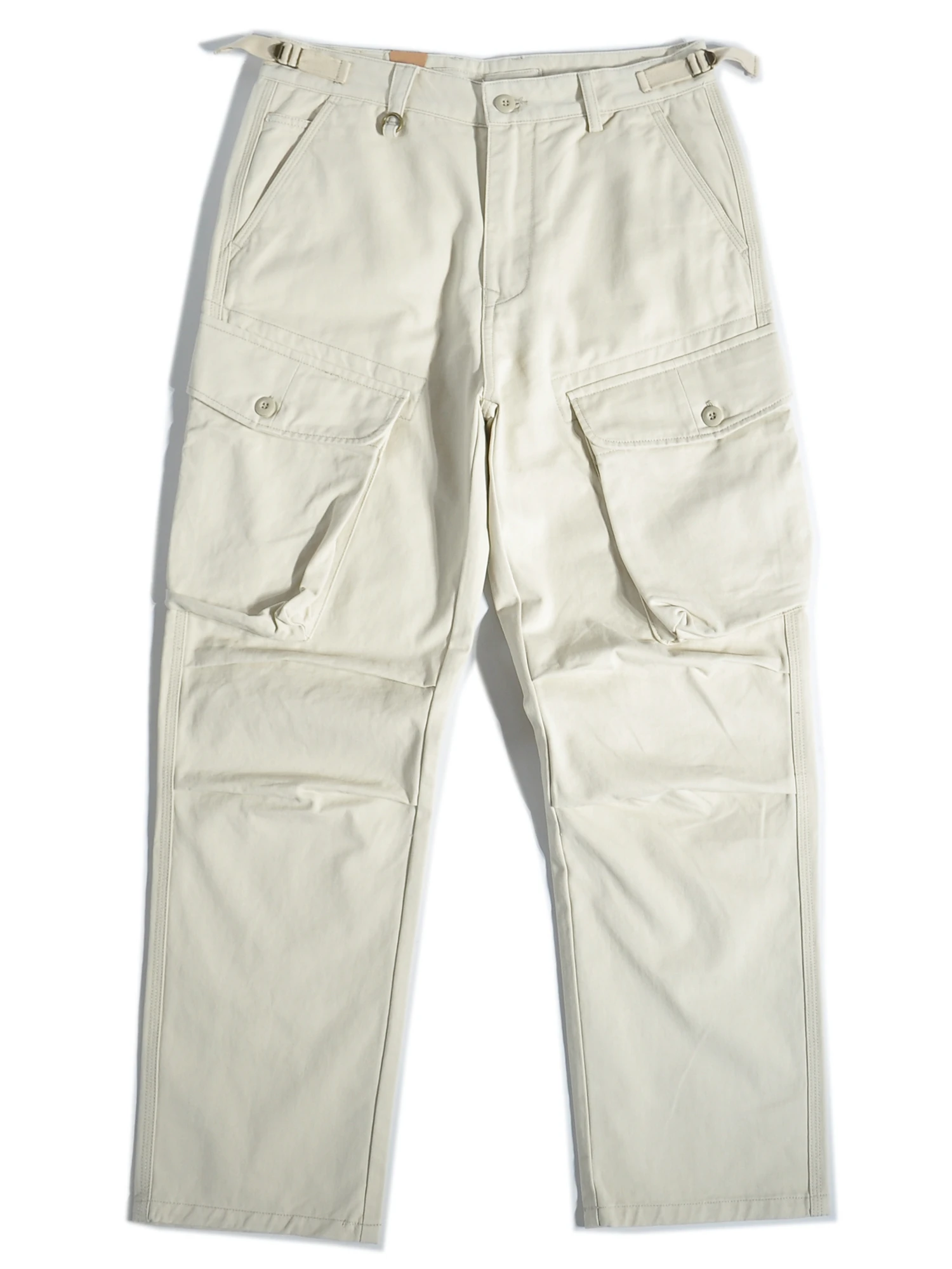 

American Sle Casual Cotton Work Trousers Loose Straight Leg ket Pants Outdoor Leisure Pure Cotton Autumn Winter Men's Jeans