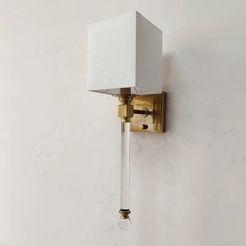 Suitable for all copper antique wall lamps, luxury hotel bedrooms, bedside entrances, corridor lighting fixtures