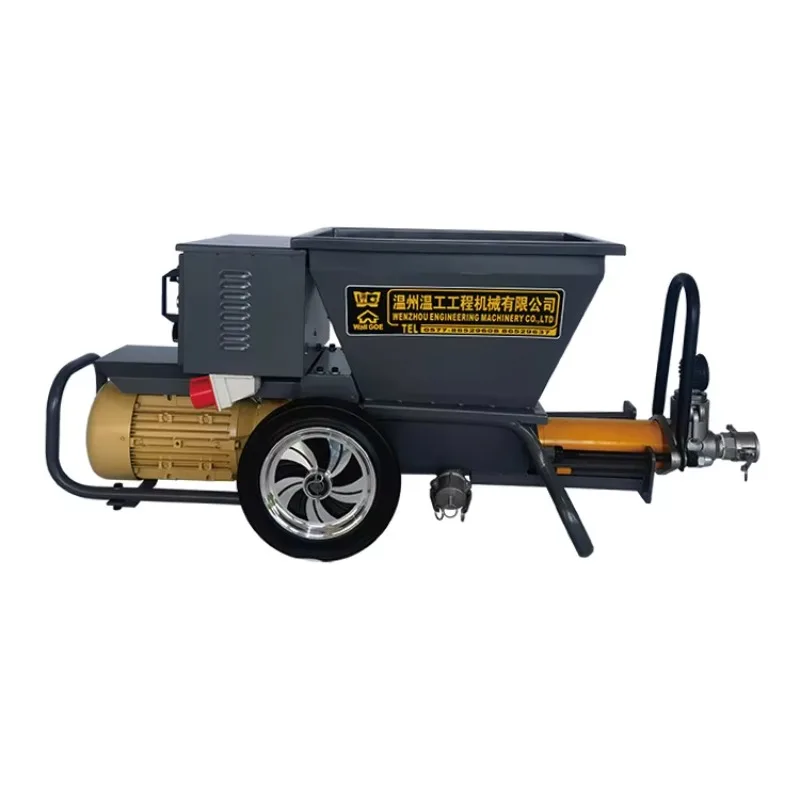 JP50Q High-Distance Adhesive Gypsum Mortar Cement Plaster Sprayer Machine with Motor Core Component Effective to 30m Height