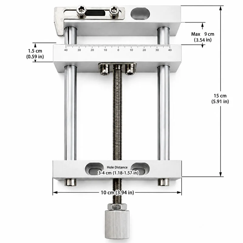 High Precision CNC Positioning Fixture Adjustable Engraving Machine Clamping Jig Aluminum Alloy Locator Tool