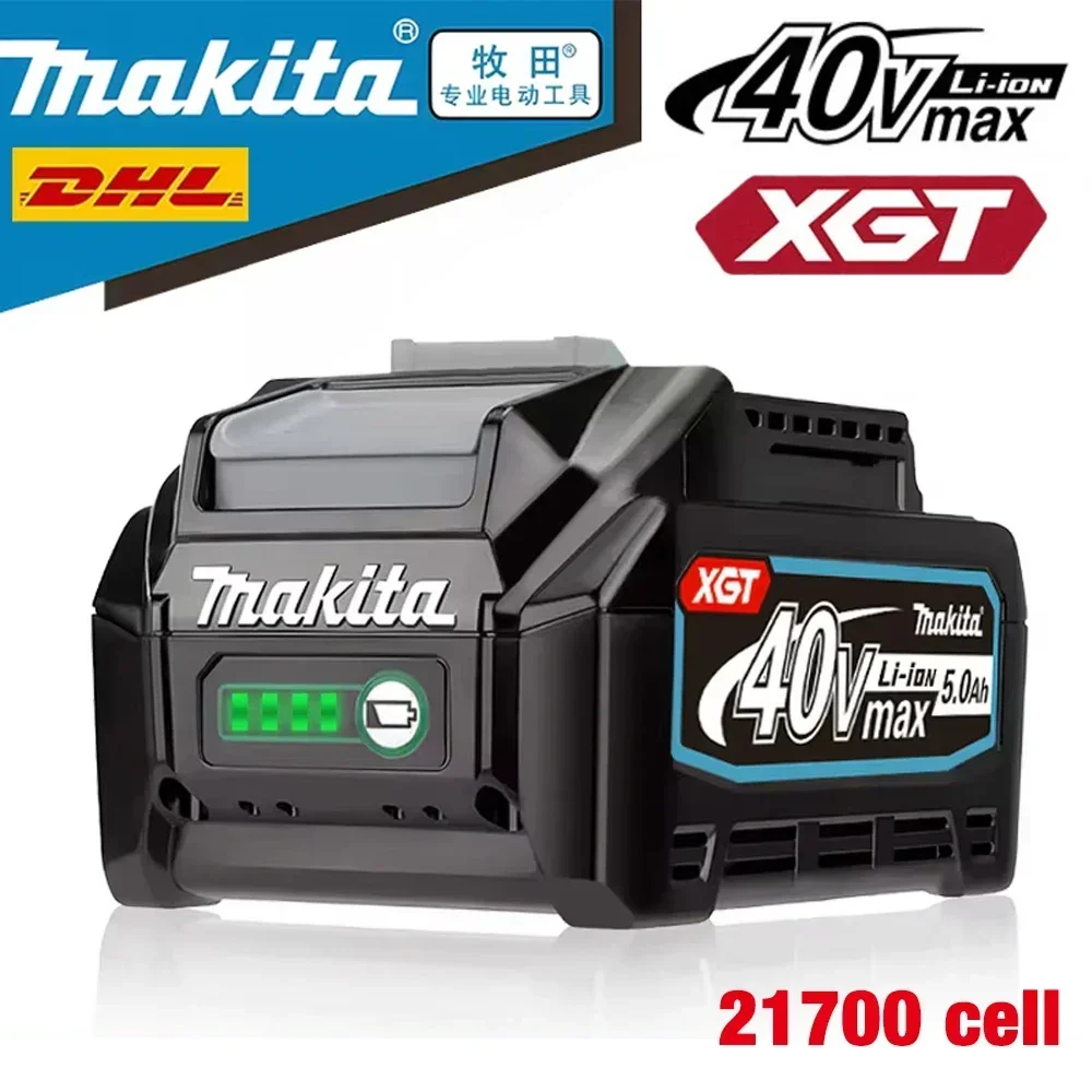 Makita 40-V-Akku-Schneidemaschine, wiederaufladbar, Lithium-Ionen-21700-Zelle, Original-Akku, 5,0